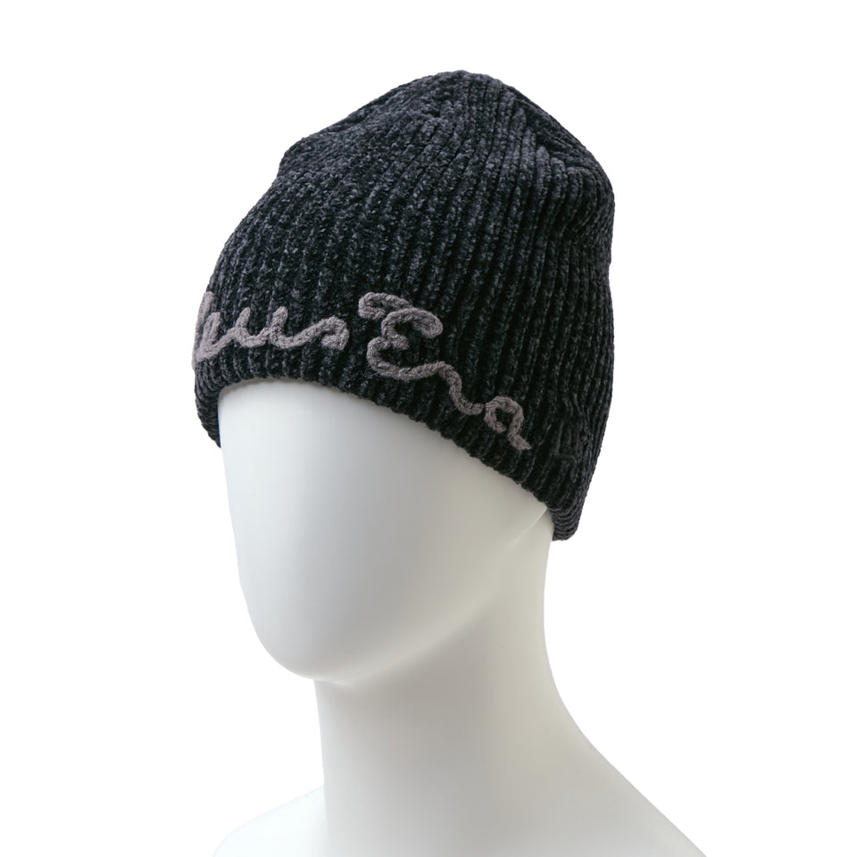 ベーシック ビーニー CHENILLE YARN ブラック