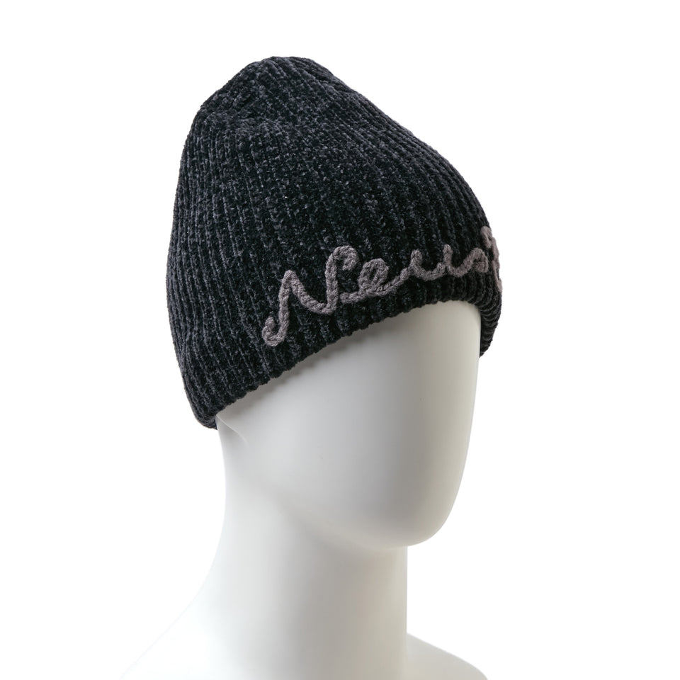 ベーシック ビーニー CHENILLE YARN ブラック