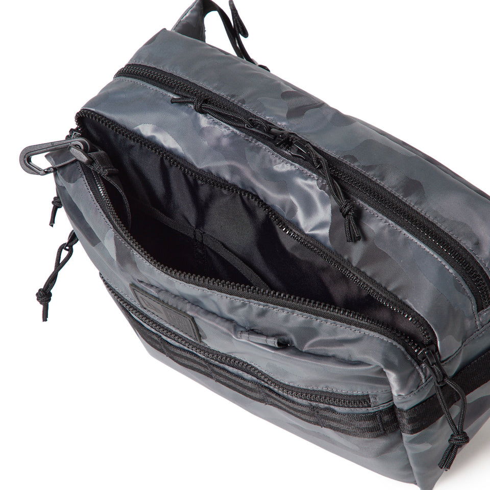 スクエア ウエストバッグ 7L ジャカードカモ グレー | NEW ERA ニューエラ公式オンラインストア