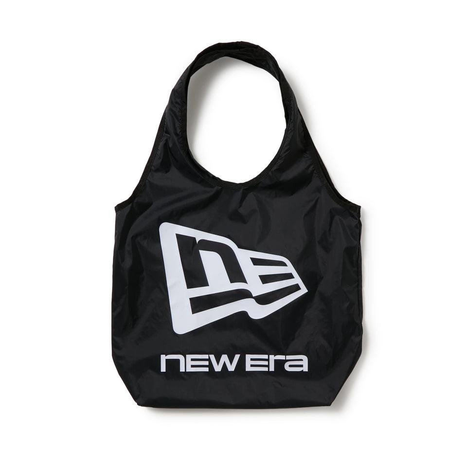 エコトートバッグ 22L パッカブル NEW NE LOGO タフタ ブラック | NEW ERA ニューエラ公式オンラインストア