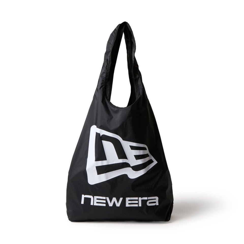 エコトートバッグ 22L パッカブル NEW NE LOGO タフタ ブラック | NEW ERA ニューエラ公式オンラインストア