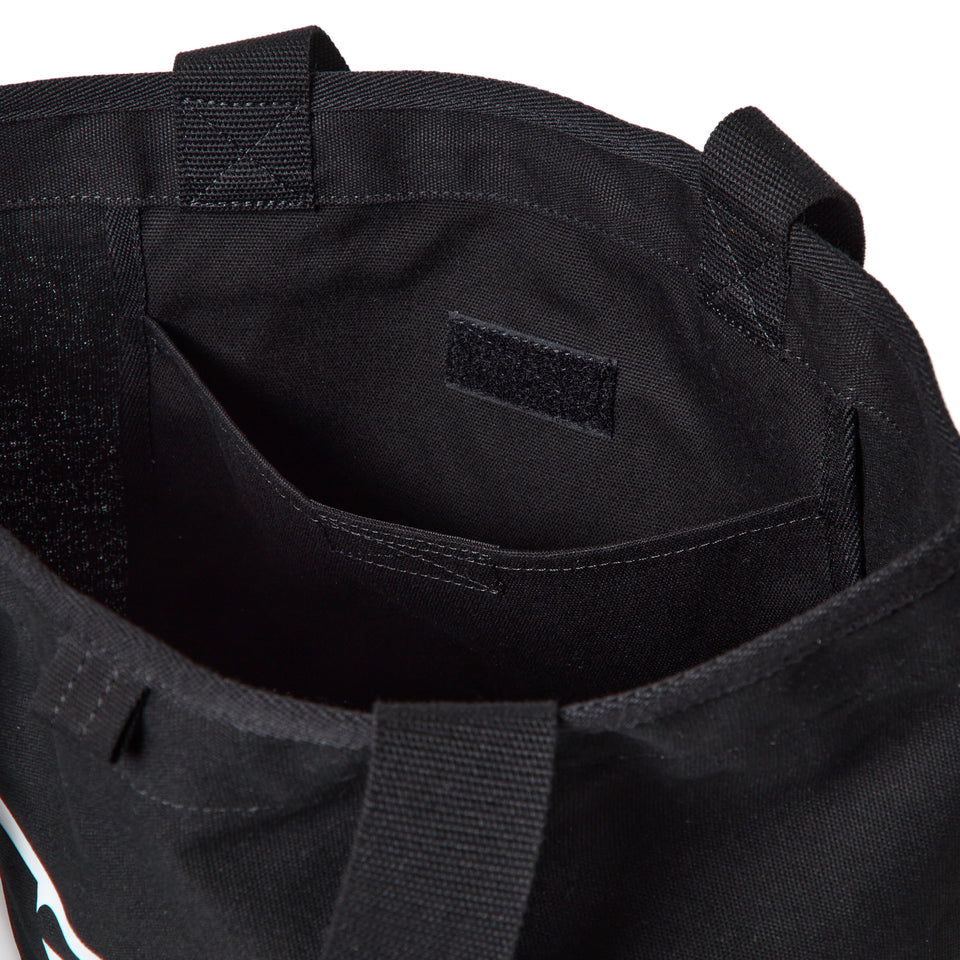 キャンバス トートバッグ 14L リニアロゴ ブラック | NEW ERA ニューエラ公式オンラインストア