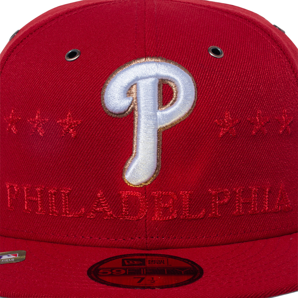 59FIFTY オンフィールド 2026 MLB All-Star Game フィラデルフィア・フィリーズ スカーレット