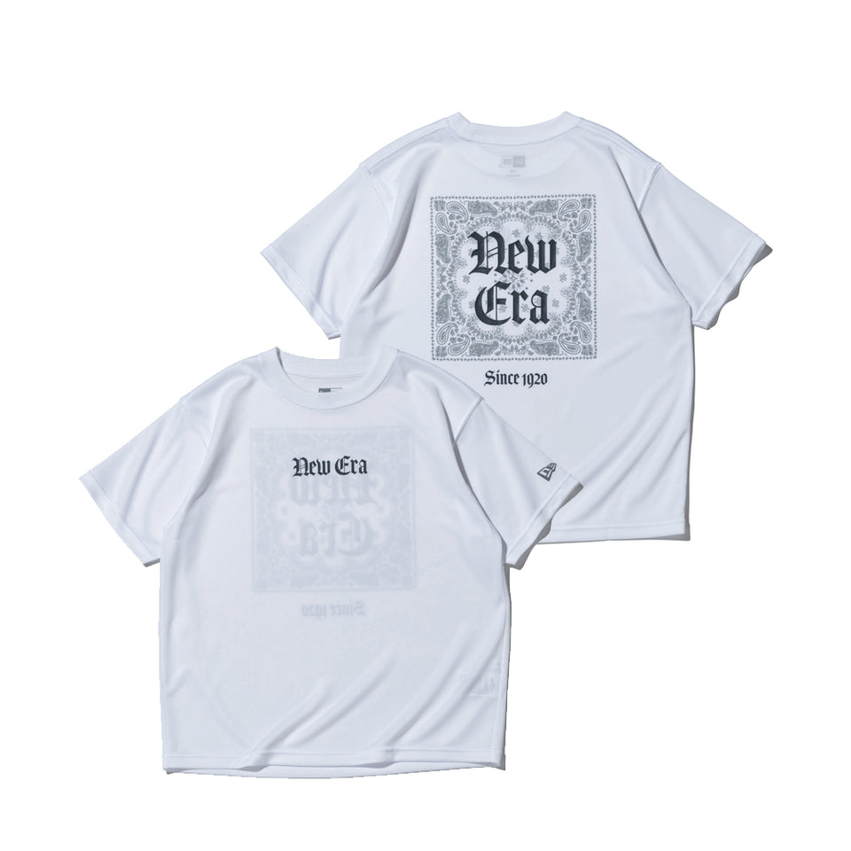 キッズ Youth 半袖 テック Tシャツ Old English ホワイト | パフォーマンスアパレル | NEW ERA ニューエラ公式オンラインストア
