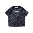 キッズ Youth 半袖 テック Tシャツ オールオーバー ブラック | パフォーマンスアパレル | NEW ERA ニューエラ公式オンラインストア
