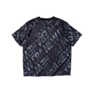 キッズ Youth 半袖 テック Tシャツ オールオーバー ブラック | パフォーマンスアパレル | NEW ERA ニューエラ公式オンラインストア