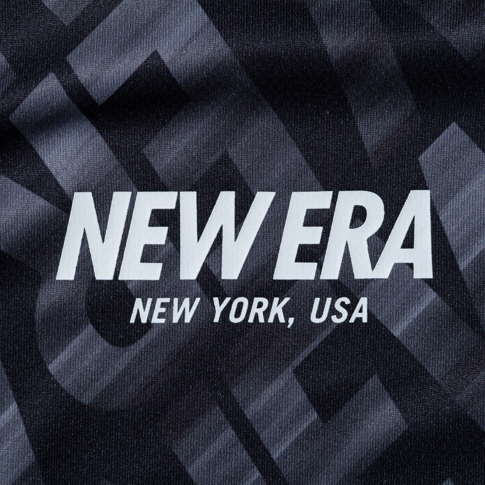 キッズ Youth 半袖 テック Tシャツ オールオーバー ブラック | パフォーマンスアパレル | NEW ERA ニューエラ公式オンラインストア