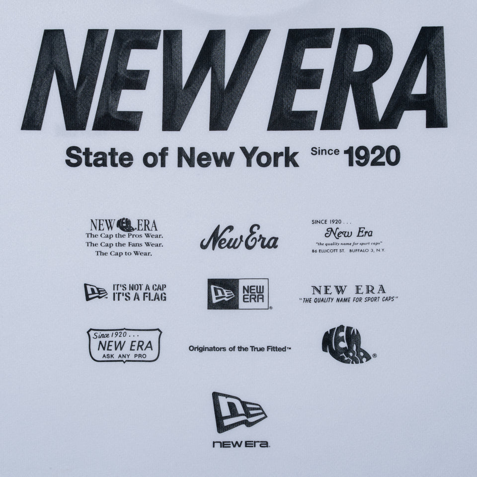 半袖 テック Tシャツ　Rear Archive ホワイト レギュラーフィット | パフォーマンスアパレル | NEW ERA ニューエラ公式オンラインストア