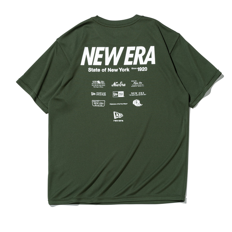 半袖 テック Tシャツ　Rear Archive オリーブ レギュラーフィット | パフォーマンスアパレル | NEW ERA ニューエラ公式オンラインストア