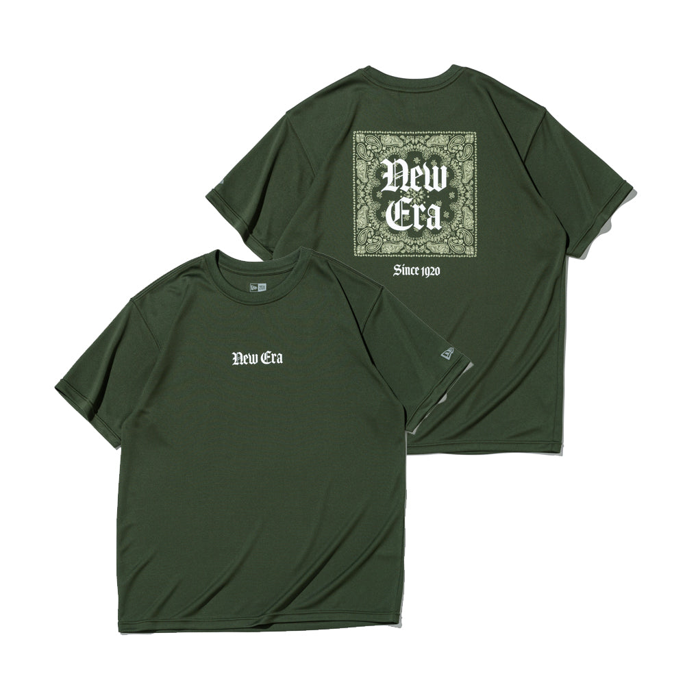 半袖 テック Tシャツ Old English オリーブ レギュラーフィット