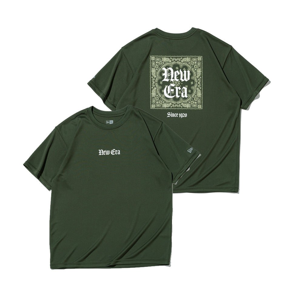 半袖 テック Tシャツ Old English オリーブ レギュラーフィット | パフォーマンスアパレル | NEW ERA ニューエラ公式オンラインストア