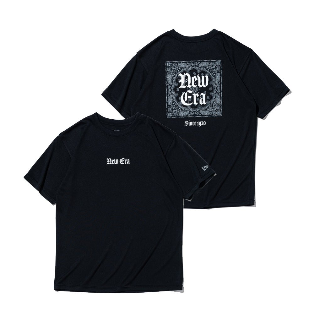 半袖 テック Tシャツ Old English ブラック レギュラーフィット