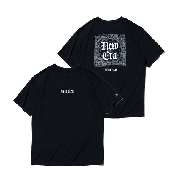 半袖 テック Tシャツ Old English ブラック レギュラーフィット