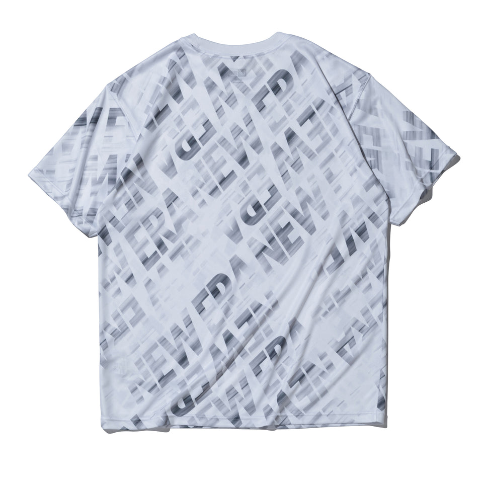 半袖 テック Tシャツ オールオーバー ホワイト レギュラーフィット | パフォーマンスアパレル | NEW ERA ニューエラ公式オンラインストア