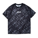 半袖 テック Tシャツ オールオーバー ブラック レギュラーフィット | パフォーマンスアパレル | NEW ERA ニューエラ公式オンラインストア