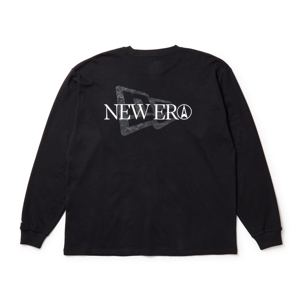 長袖 オーバーサイズド ウォーム Tシャツ ブランドロゴ ブラック | アウトドア | NEW ERA ニューエラ公式オンラインストア