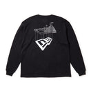 長袖 オーバーサイズド ウォーム フラッグロゴ Tシャツ ブラック | アウトドア | NEW ERA ニューエラ公式オンラインストア