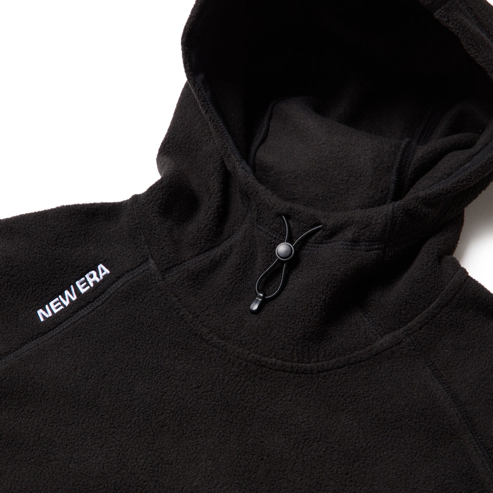 フリース ハイネック ウォーム プルオーバー フーディー ブラック | アウトドア | NEW ERA ニューエラ公式オンラインストア
