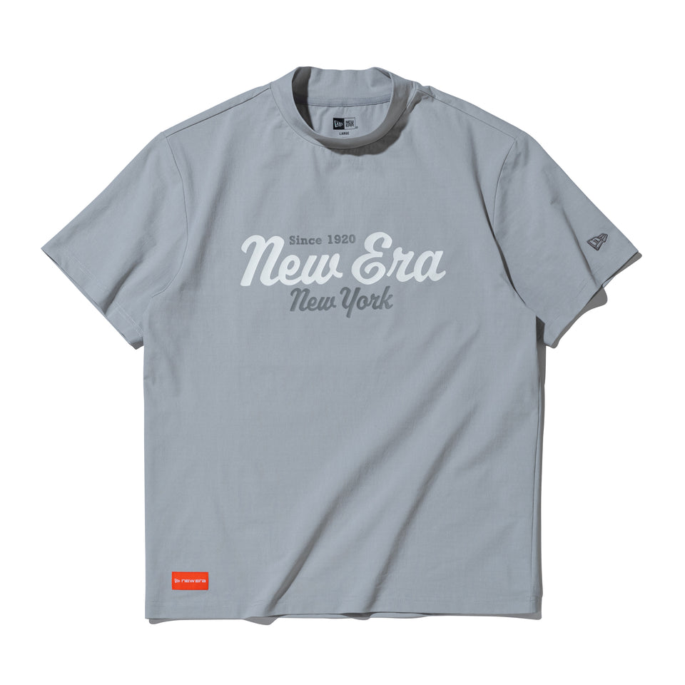 半袖 ユーティリティー ミッドネック Tシャツ New Era New York グレー