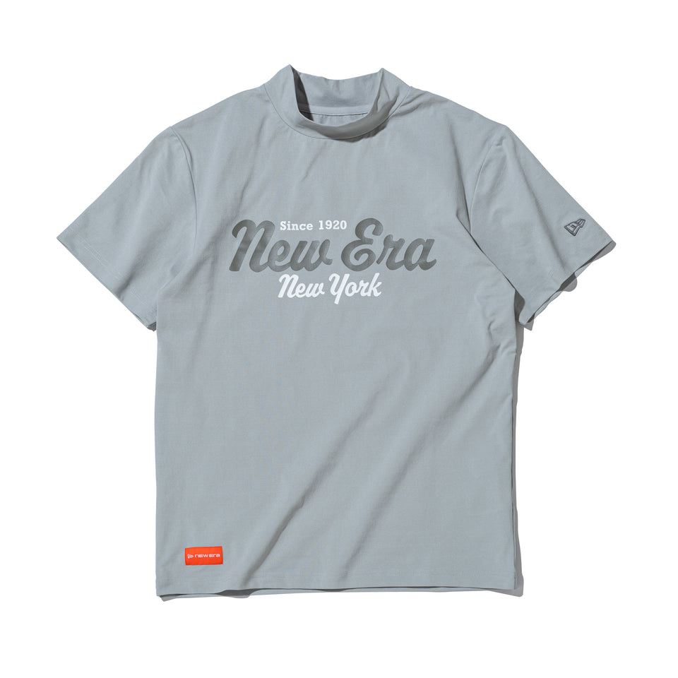 NEW ERA 長袖シャツ グレー XL 半袖 ユーティリティー ミッドネック Tシャツ New Era New York グレー