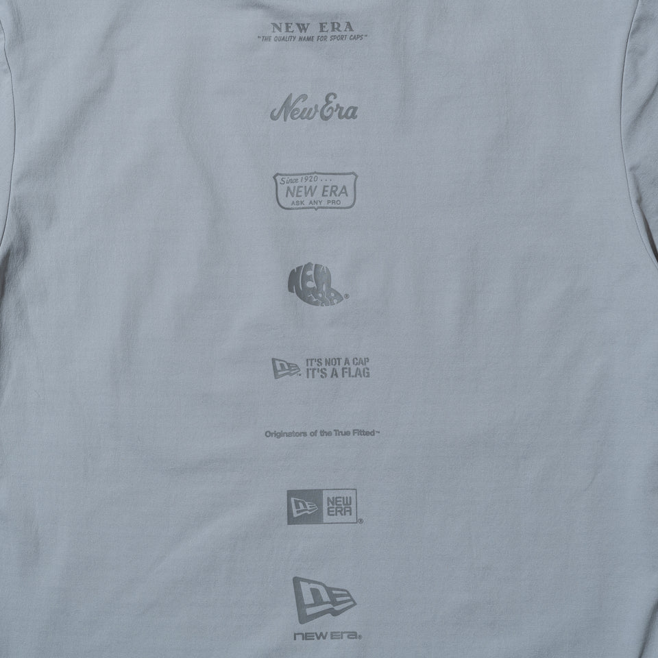 半袖 ユーティリティー ミッドネック Tシャツ New Era New York グレー