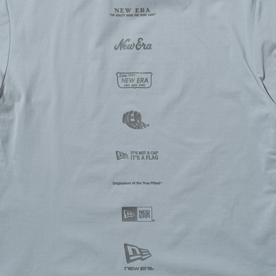 半袖 ユーティリティー ミッドネック Tシャツ New Era New York グレー | ゴルフ