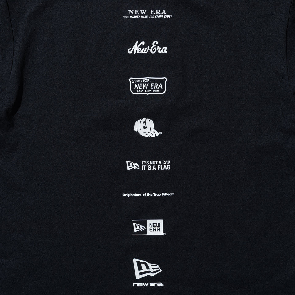 半袖 ユーティリティー ミッドネック Tシャツ New Era New York ブラック | ゴルフ