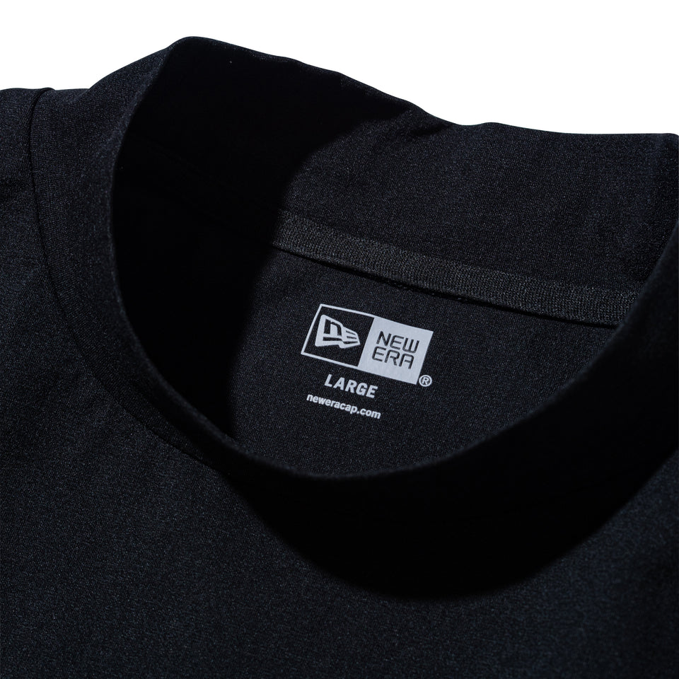 半袖 ユーティリティー ミッドネック Tシャツ New Era New York ブラック | ゴルフ