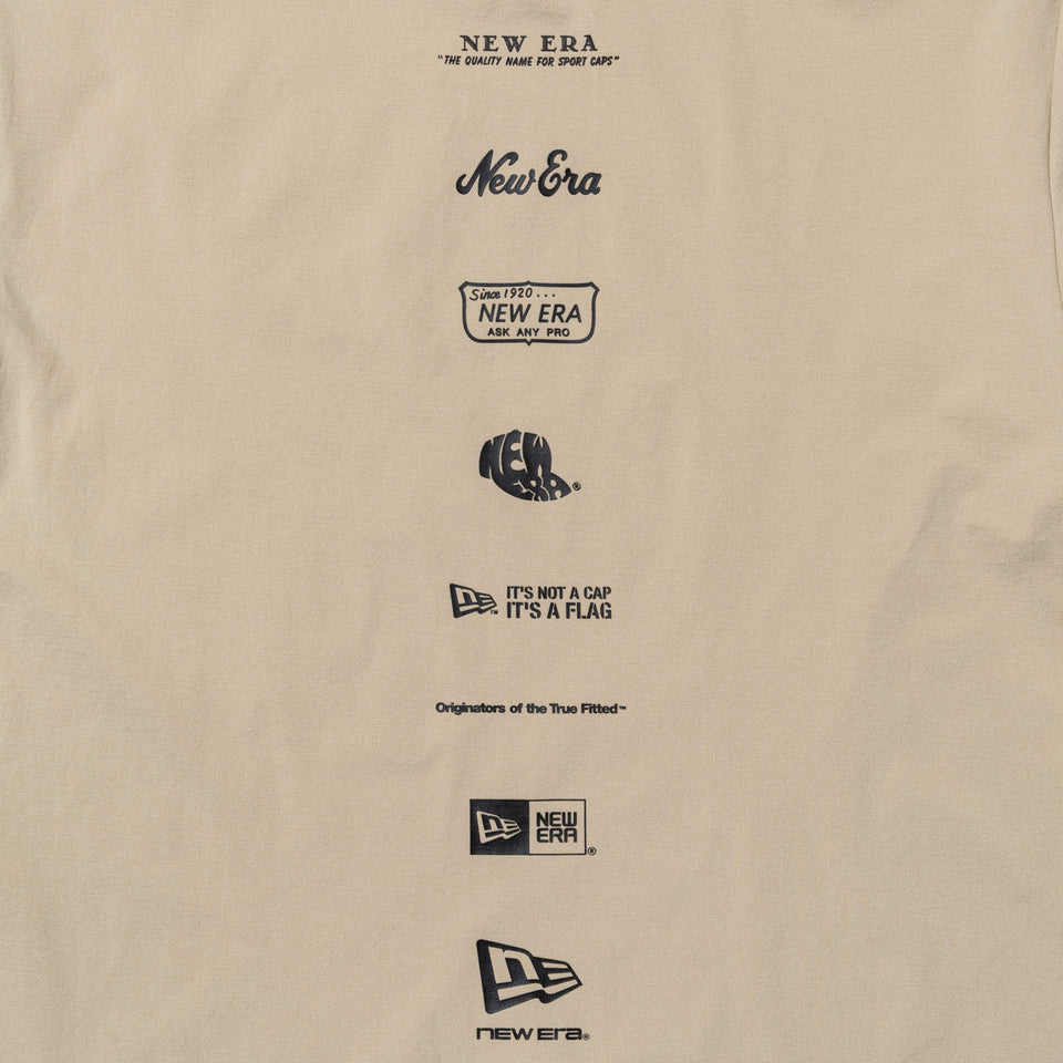 半袖 ユーティリティー ミッドネック Tシャツ New Era New York ベージュ | ゴルフ