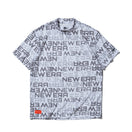 半袖 ミッドネック Tシャツ ステンシルロゴ オールオーバー ホワイト | ゴルフ | NEW ERA ニューエラ公式オンラインストア