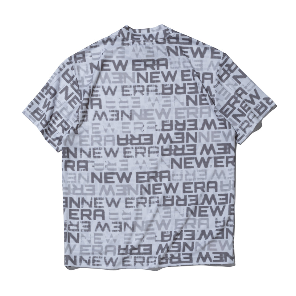 半袖 ミッドネック Tシャツ ステンシルロゴ オールオーバー ホワイト | ゴルフ | NEW ERA ニューエラ公式オンラインストア