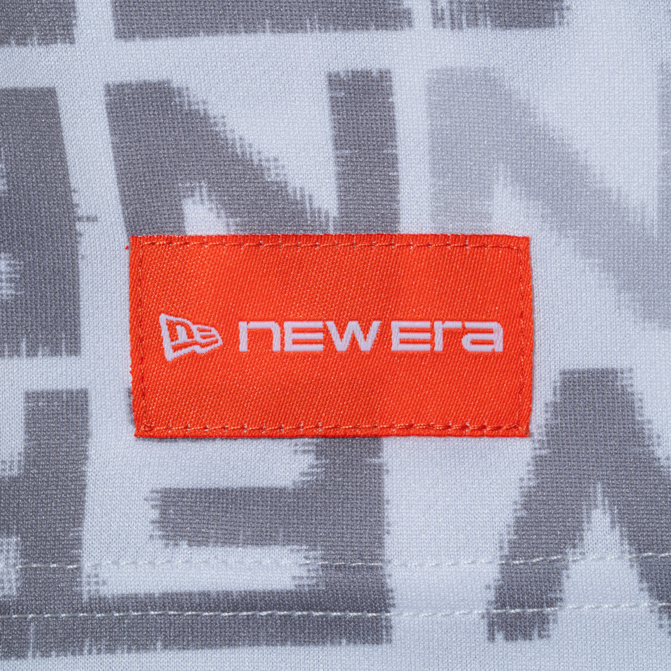 半袖 ミッドネック Tシャツ ステンシルロゴ オールオーバー ホワイト | ゴルフ | NEW ERA ニューエラ公式オンラインストア