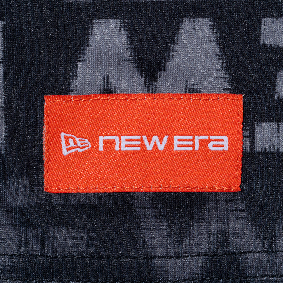 半袖 ミッドネック Tシャツ ステンシルロゴ オールオーバー ブラック | ゴルフ | NEW ERA ニューエラ公式オンラインストア