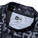 半袖 ミッドネック Tシャツ ステンシルロゴ オールオーバー ブラック | ゴルフ | NEW ERA ニューエラ公式オンラインストア