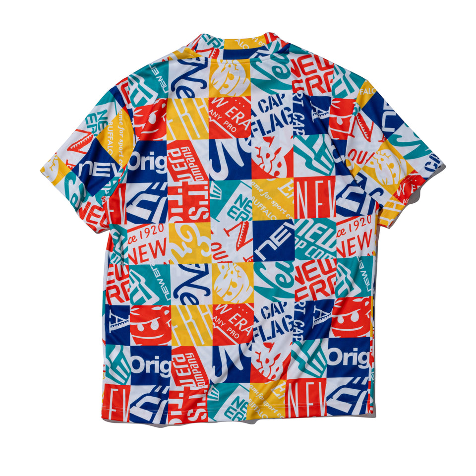 半袖 ミッドネック Tシャツ アーカイブロゴ オールオーバー マルチ | ゴルフ | NEW ERA ニューエラ公式オンラインストア