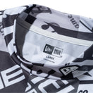 半袖 ミッドネック Tシャツ アーカイブロゴ オールオーバー ブラック | ゴルフ | NEW ERA ニューエラ公式オンラインストア