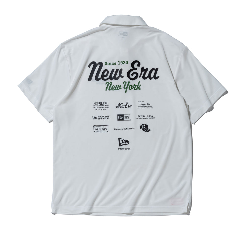半袖 鹿の子 ポロシャツ New Era New York ホワイト | ゴルフ | NEW ERA ニューエラ公式オンラインストア
