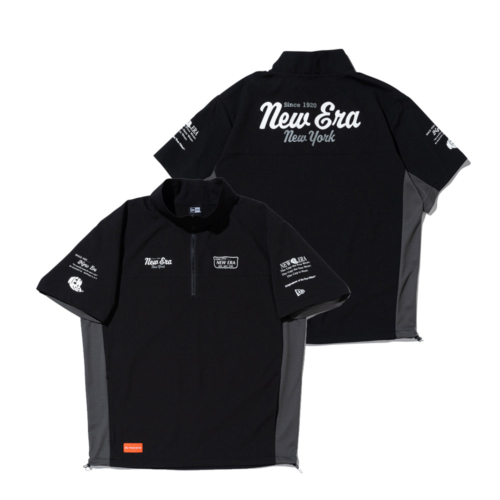 半袖 クロスウェア ジャケット New Era New York ブラック | ゴルフ