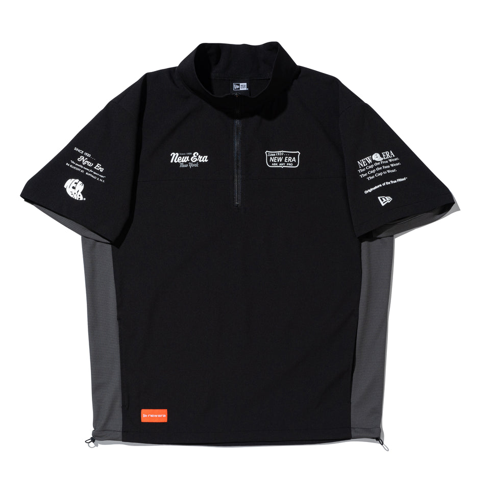 半袖 クロスウェア ジャケット New Era New York ブラック | ゴルフ