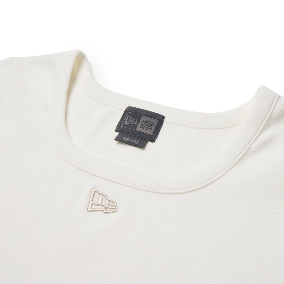 Women's 半袖 ラウンドネック リブTシャツ BLACK LABEL SS26 ホワイト | NEW ERA ニューエラ公式オンラインストア