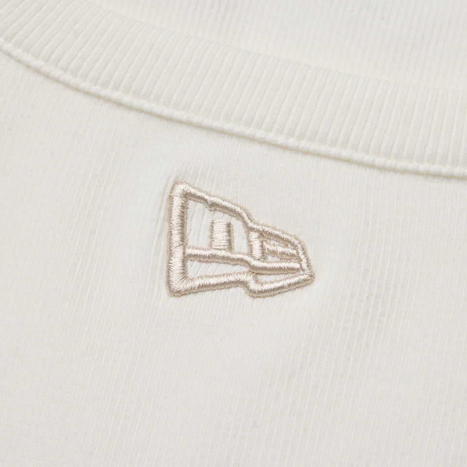 Women's 半袖 ラウンドネック リブTシャツ BLACK LABEL SS26 ホワイト | NEW ERA ニューエラ公式オンラインストア