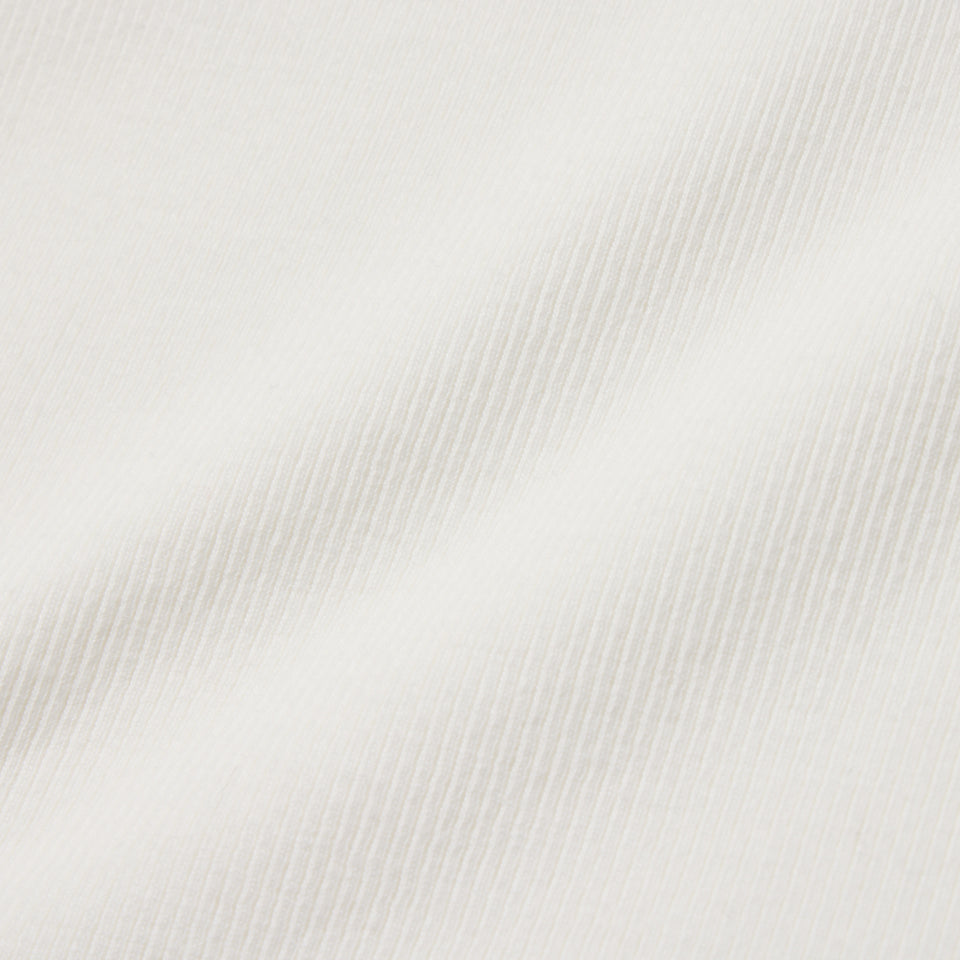 Women's 半袖 ラウンドネック リブTシャツ BLACK LABEL SS26 ホワイト | NEW ERA ニューエラ公式オンラインストア