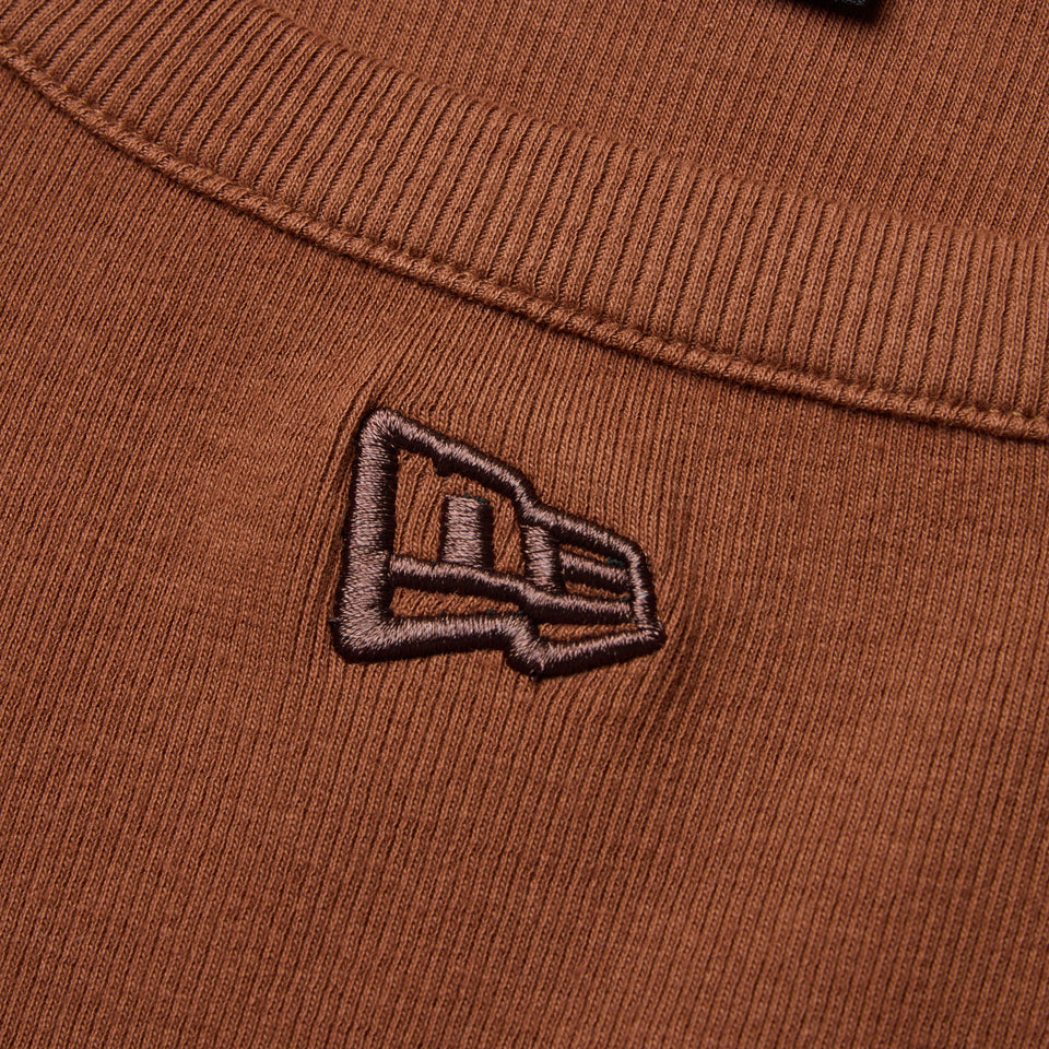 Women's 半袖 ラウンドネック リブTシャツ BLACK LABEL SS26 ブラウン | NEW ERA ニューエラ公式オンラインストア