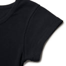 Women's 半袖 ラウンドネック リブTシャツ BLACK LABEL SS26 ブラック | NEW ERA ニューエラ公式オンラインストア