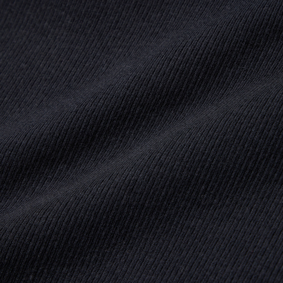 Women's 半袖 ラウンドネック リブTシャツ BLACK LABEL SS26 ブラック | NEW ERA ニューエラ公式オンラインストア