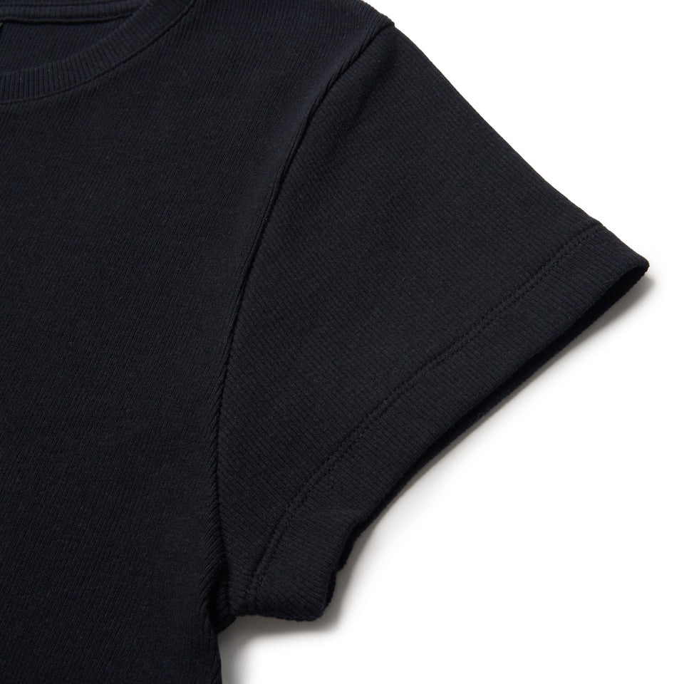 Women’s 半袖 リブ ワンピース BLACK LABEL ブラック | NEW ERA ニューエラ公式オンラインストア