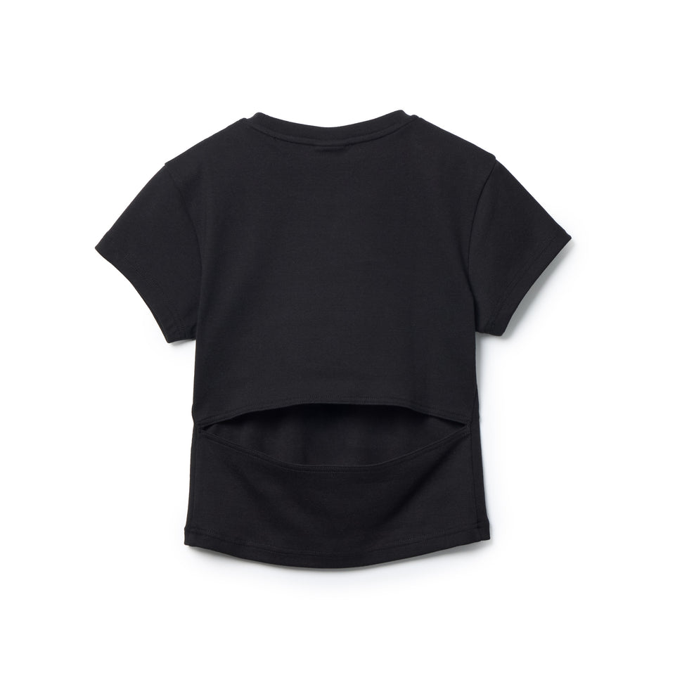 Women’s 半袖 オープンバック Tシャツ BLACK LABEL ブラック | NEW ERA ニューエラ公式オンラインストア