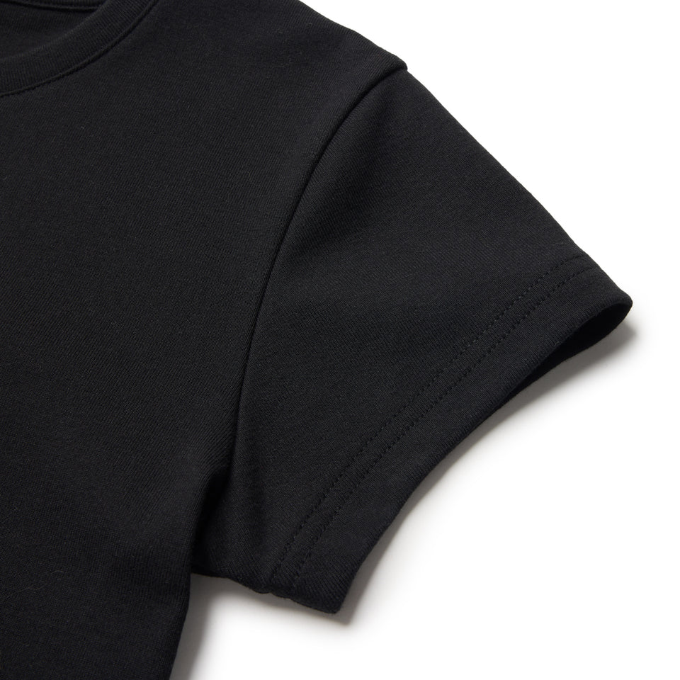 Women’s 半袖 オープンバック Tシャツ BLACK LABEL ブラック | NEW ERA ニューエラ公式オンラインストア