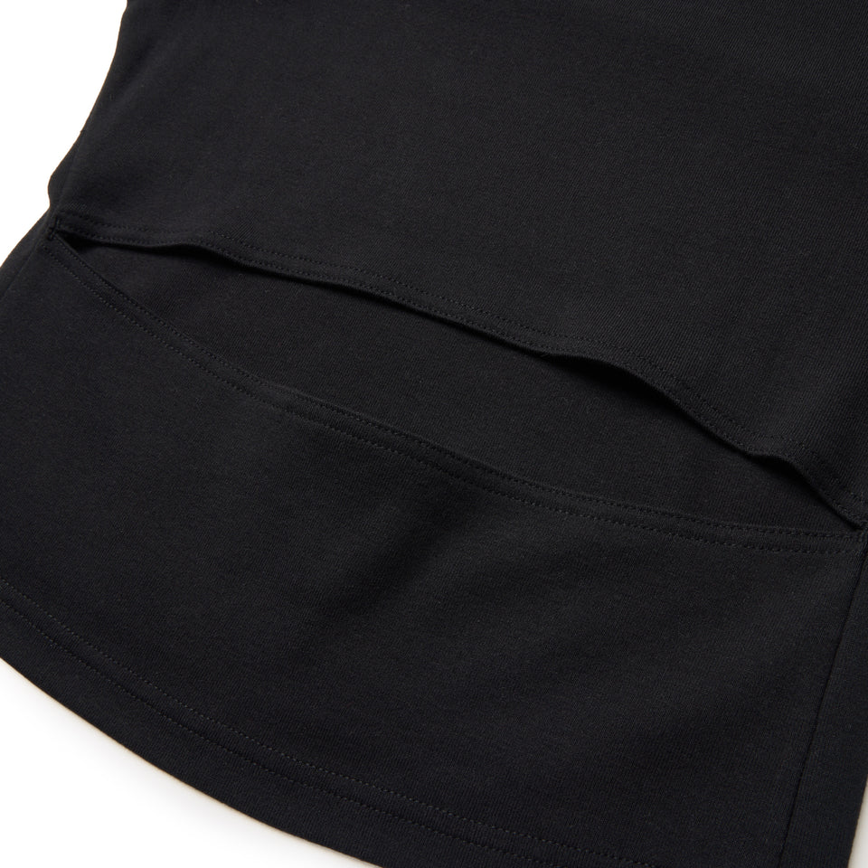 Women’s 半袖 オープンバック Tシャツ BLACK LABEL ブラック | NEW ERA ニューエラ公式オンラインストア