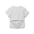 Women’s 半袖 オープンバック Tシャツ BLACK LABEL アッシュグレー | NEW ERA ニューエラ公式オンラインストア